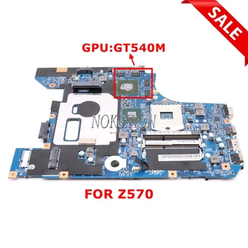 NOKOTION 48.4PA01.021 LZ57 Основная плата для ноутбука lenovo Z570 Материнская плата HM65 DDR3 GeForce GT540M полностью протестирована