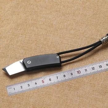 Складной Нож Dropship Mini С Титановой Ручкой D2 Blade Многоцелевой Походный Маленький Карманный Нож Для Самообороны С Открывалкой Для бутылок