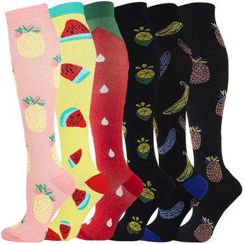 Компрессионные носки Носки для беременных Отеков, диабета, Варикозного расширения вен, марафона, путешествий, спортивных носков, компрессионных чулок, 1 Пара