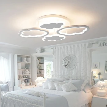 Потолочные светильники Cloud для детской спальни, декора комнаты для девочек, современной минималистичной гостиной, кабинета, потолочных светильников для чтения, переменного тока 85-260 В