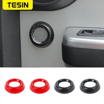 TESIN ABS Автомобильный дверной звуковой сигнал, накладка на кольцо, наклейка для Dodge Nitro 2007 2008 2009 2010 2011 2012 Аксессуары для интерьера