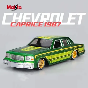 Maisto 1:26 1987 Chevrolet Caprice Легкосплавная Модель Автомобиля, Отлитая под давлением Металлическая Игрушка, Коллекция Классических Моделей Транспортных Средств, Детский Подарок