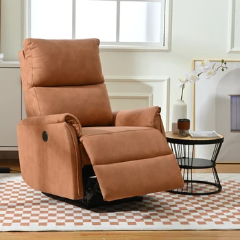 Ткань для кресел с откидной спинкой с электроприводом, небольшие кресла для домашнего кинотеатра, с USB-портами, кресло для небольших помещений