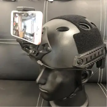 Уличный тактический быстрый шлем с креплением в виде каракатицы, кронштейн для мобильного телефона, соединительный рычаг