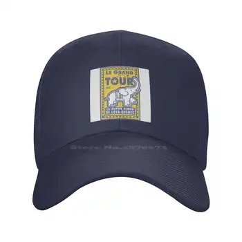 Джинсовая кепка с логотипом Le Grand Tour высочайшего качества, бейсбольная кепка, Вязаная шапка