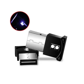 Новый USB RGB LED подсветка салона автомобиля Сенсорная клавиша Неоновая атмосфера Окружающие умные лампы 5V RGB Light Прочный светильник