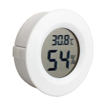 2X мини-цифровой гигрометр, термометр-гигрометр Цельсия (белый)