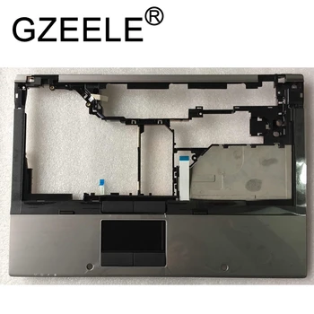Новинка GZEELE для HP EliteBook 8440P, подставка для рук, клавиатура, безель, верхний корпус в сборе, серебристый, без отверстия для отпечатков пальцев.