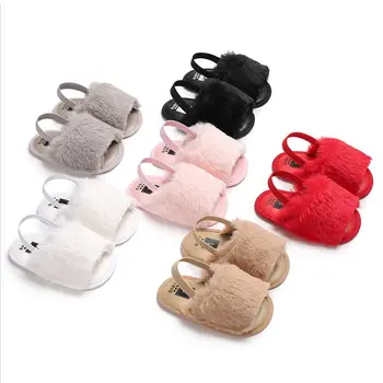 Citgeett / Citgeett/ Летние нескользящие шлепанцы для новорожденных девочек; милая детская обувь для малышей; Prewalker
