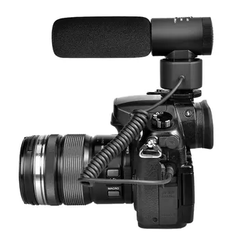 Записывающий Микрофон Comica CVM-V20 Камера Кардиоидного Направленного Видеомикрофона для Интервью для Конденсаторного Микрофона DSLR Mic