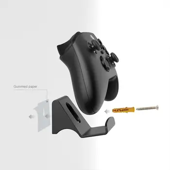 2 предмета, настенный кронштейн, игровая ручка, контроллер, крючок для гарнитуры, вешалка, универсальный держатель полки для хранения для Ps5 Xbox Switch Pro