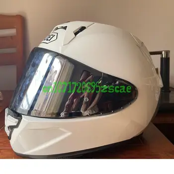 Мотоциклетный шлем X-15 в полный рост X-Fifteen X-SPR PRO Глянцевый белый шлем для езды по мотокроссу, шлем для мотобайка, Capacete