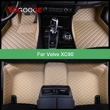 Автомобильные коврики YOGOOGE на заказ для Volvo XC90, автомобильные аксессуары Coche, коврики для ног