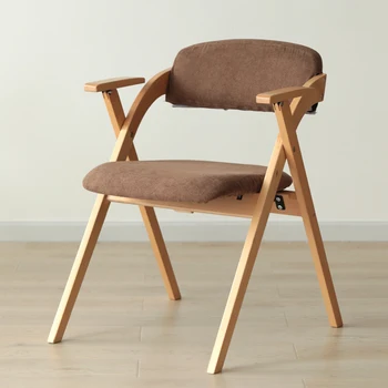 Деревянный переносной стул для гостиной, складной стул для гостиной с откидной спинкой, кресло для отдыха на полу, Офисные принадлежности для украшения El Hogar