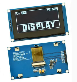 IPS 2,7-дюймовый 7-контактный модуль SPI с OLED-экраном белого/зеленого /желтого цвета SSD1325 Drive IC 128 * 64