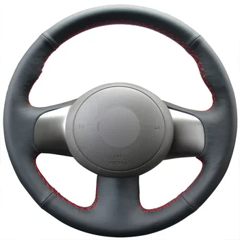 Накладка на рулевое колесо для Nissan NV200 2017 2011 Micra 2015 Аксессуары для кожаного интерьера Chevrolet City Express