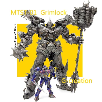 Трансформирующаяся фигурка G-creation MTST-01 Grimlock из АБС-сплава 31 см, аниме-сериал, динозавр, Деформируемый робот-командир