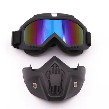 Ветрозащитная маска для спорта на открытом воздухе, выпученные HD мотоциклетные очки, Очки для сноуборда, Очки для верховой езды, Очки для мотокросса, велосипедные очки, Защитные очки