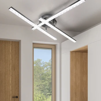 Современная потолочная люстра для внутреннего освещения спальни, 2/3 светильника, Минималистичный потолочный светильник, Домашний декор для гостиной, AC85-265V