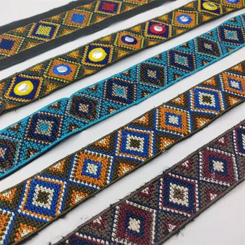 Множество дизайнов Высококачественная кружевная ткань Тесьма Швейцарское Красочное Плетение Отделка швейной лентой для аксессуаров одежды DIY