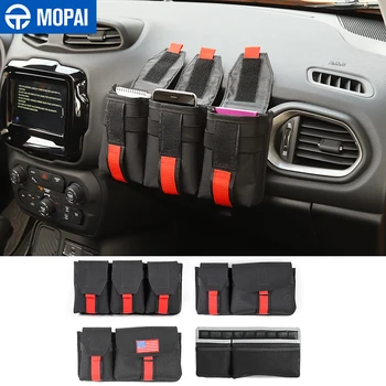 MOPAI Для укладки и уборки Ручка второго пилота Автомобиля Сумка для хранения Аксессуаров для Jeep Renegade 2015-2021