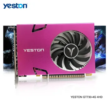 Видеокарты Yeston GeForce GT 730 GPU 4GB DDR3 128bit 993/1600MHz Для настольных игровых компьютеров, совместимые с HDMI X4