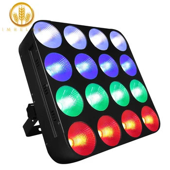 IMRELAX 16x30 Вт RGB 3в1 светодиодная матрица COB BLINDER Light с одним управлением Многофункциональная для ночного клуба DJ Disco