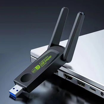 Поддержка беспроводной сетевой карты 1300 Мбит/с WindowsXP/7/8/8.1/10 2.4 Двухдиапазонная сетевая карта WiFi частотой 5 ГГц для портативных ПК