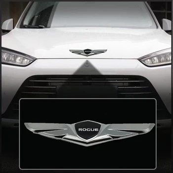Наклейки для модификации автомобиля, 3D металлический значок, наклейка на капот, высококачественные декоративные наклейки для NISSAN Rogue с логотипом, автомобильные аксессуары