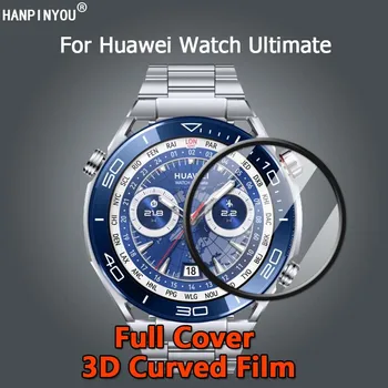 Для смарт-часов Huawei Watch Ultimate Защитная пленка для экрана из мягкой ПЭТ-пленки PMMA с полным 3D-покрытием -не закаленное стекло