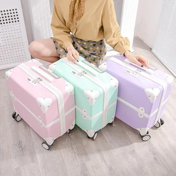 ПРЕСС для девочек TRAVEL TALE, симпатичный чемодан-тележка, ручная кладь на колесиках для путешествий