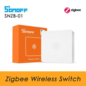 Беспроводной коммутатор SONOFF SNZB 01 Zigbee Работает с приложением Sonoff Zigbee Bridge Hub eWeLink App, комплектом безопасности Zigbee Smart Home