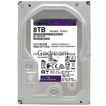Для Western Data WD84EJRX 8TB фиолетовый диск 128M 8T корпоративный мониторинг жесткого диска видео