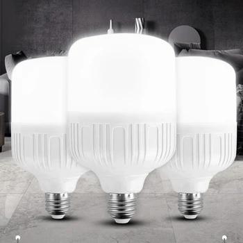 Светодиодная лампа ZK50, винт E27, Пластиковая энергосберегающая лампа, белый свет, защита для глаз, сверхяркая лампа, светодиодная лампа для освещения.
