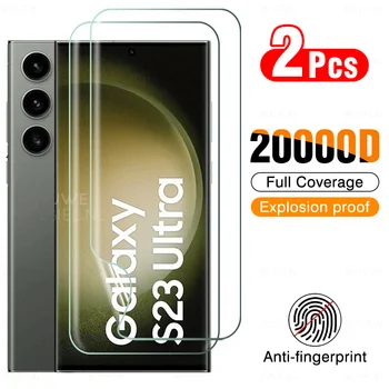 2шт HD Гидрогелевая Пленка Для Samsung Galaxy S23 S22 S21 S20 Ultra 5G Протектор Экрана Не Стеклянный S23Ultra S22Ultra S21Ultra S20Ultra