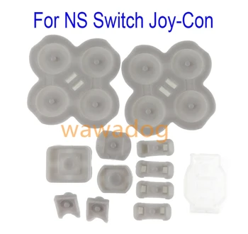 100 комплектов резиновых токопроводящих кнопок D-pad, полный комплект для Nintendo Switch Joy-Con, силиконовый стартовый набор для switch