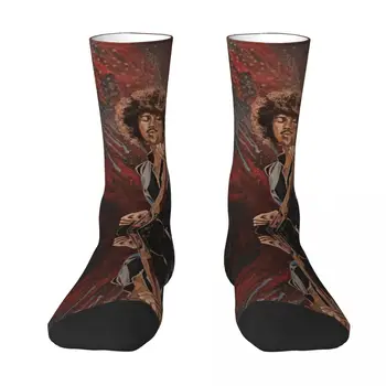 Компрессионные носки Phil Lynott Thins и Lizzy Phil Lynott Stocking, Новинка, Юмористический графический цветовой контраст, комплект для пехоты, Компрессионные носки