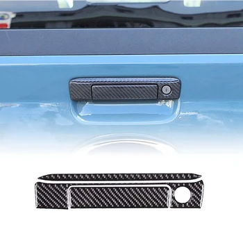Накладка на ручку задней двери автомобиля, Деколь, наклейки для Ford Maverick 2022 2023, Аксессуары и запчасти из мягкого углеродного волокна