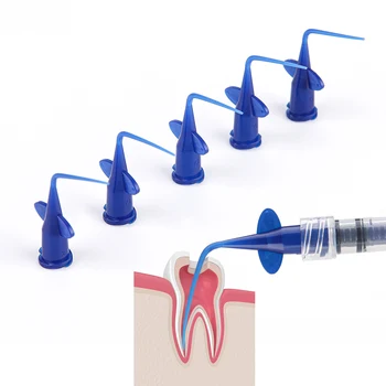 Стоматологический одноразовый пластиковый наконечник шприца, Эндо-ирригатор, одноразовый наконечник иглы для заправки лекарств для инъекций в зубы