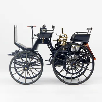 1:18 Игрушечный Четырехколесный Тепловоз Daimler № 1 1886 Классическая Модель Автомобиля Коллекционная Металлическая Литая Игрушка для взрослых Фанатов