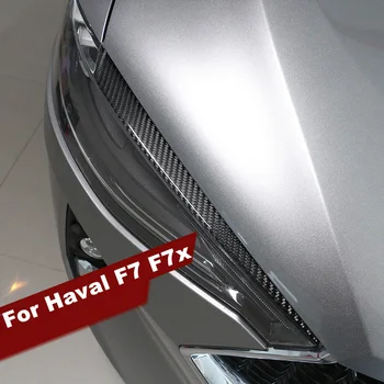 Для Great Wall Haval Hover F7 F7X 2019 2020 2021 2x Автомобильный стайлинг, наклейки для фар, бровей, деколь для украшения