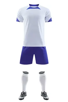 Оптовая продажа высококачественной мужской футбольной майки из полиэстера на заказ, футбольный комплект, Дышащая футбольная форма, тренировочная спортивная одежда