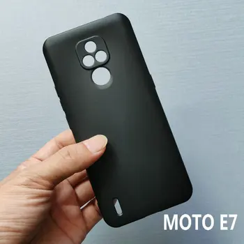 Роскошный Оригинальный Противоударный Матовый Чехол Coque для Motorola Moto E7i Power TPU Чехол Для Moto E7 Power E7 задняя Силиконовая Оболочка Телефона