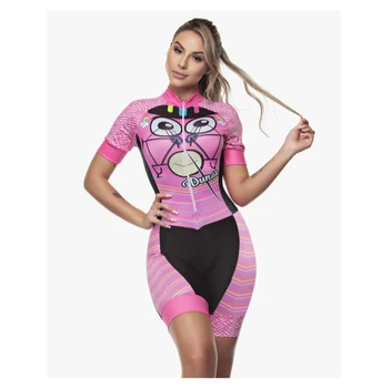 2023 Летний женский комплект из джерси для велоспорта с коротким рукавом Skinsuit, комбинезон, Майо, Велосипедный Ropa Ciclismo, Гелевая прокладка DN011