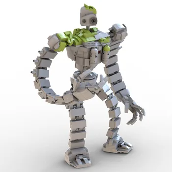 MOC Mech Робот Laputa, строительный блок, модель замка Лапута в небе, Кирпичный модуль, Защитная защита, аниме Фигурки, Кирпичные детские игрушки