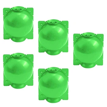 50 Штук шарикового устройства для размножения и укоренения растений-Многоразовая коробка для прививки растений (S, зеленая)