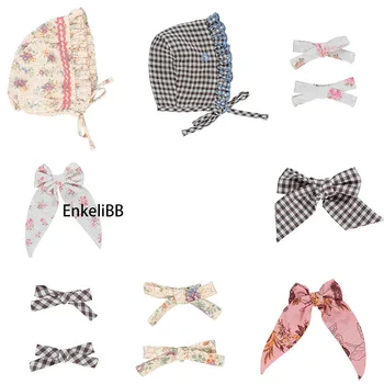 Заколка для галстука-бабочки бренда Enkelibb для маленьких девочек Bebe и аксессуары для шляп