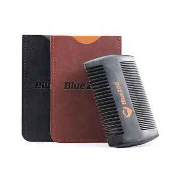 Bluezoo Сумка-гребень из искусственной кожи с жестким покрытием, визитная карточка, удостоверение личности, многоцелевой кошелек с контролем края, подарок для отца