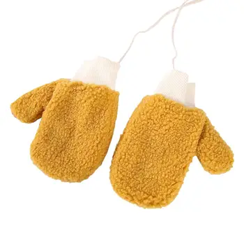 1 пара полезных детских перчаток Для защиты рук, детские перчатки, Удобные теплые, уютные Детские Зимние перчатки для подвешивания на шею
