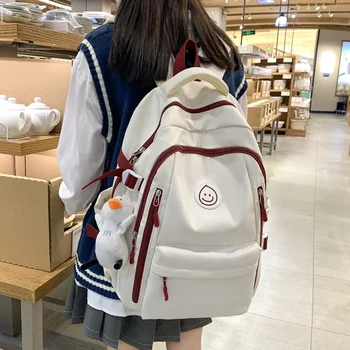 Школьная сумка для женщин младших школьников старшеклассники простой повседневный рюкзак легкий рюкзак для студентов колледжа женский